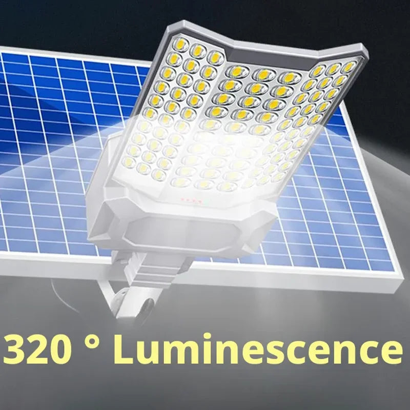 12000W Solar Lamp Solar Street Light Outdoor LED Solar-Powered Driveway Lighting System for Garden Parking Lot Square Road Yard