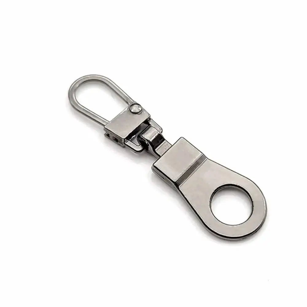 5PCS Metal Zip Puller Replacement Tab Zipper Sliders Head Zipper Head Detachable Backpacks Purses Repair Sewing Accessories