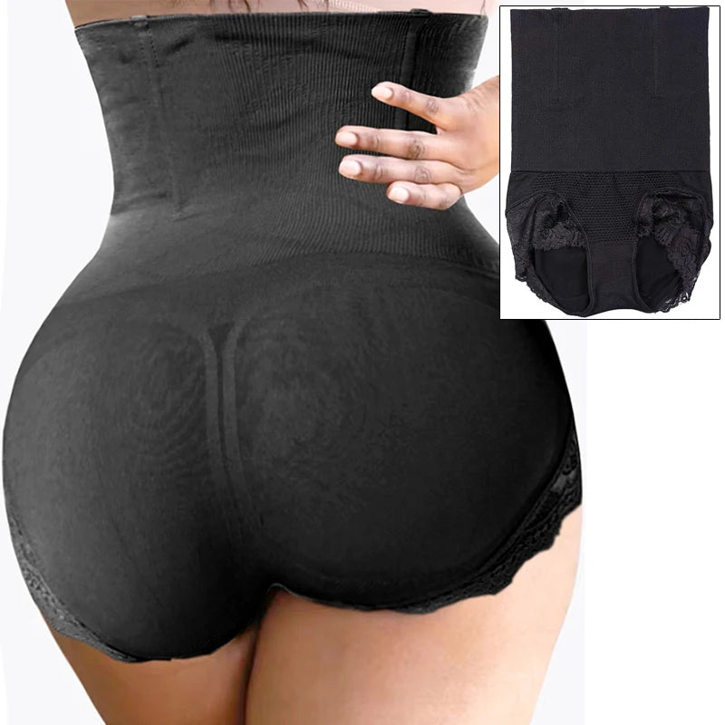 AfruliA Booty Enhancer Fajas Colombianas Girdle Tummy Control Panties Butt Lifter Body Shaper Postpartum Waist Trainer Shapewear