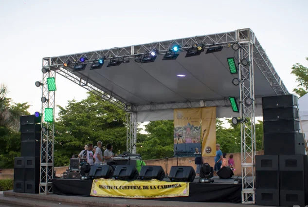 【Direct Factory Sale】Quick Install Small Lighting Booth With Stage For Sale