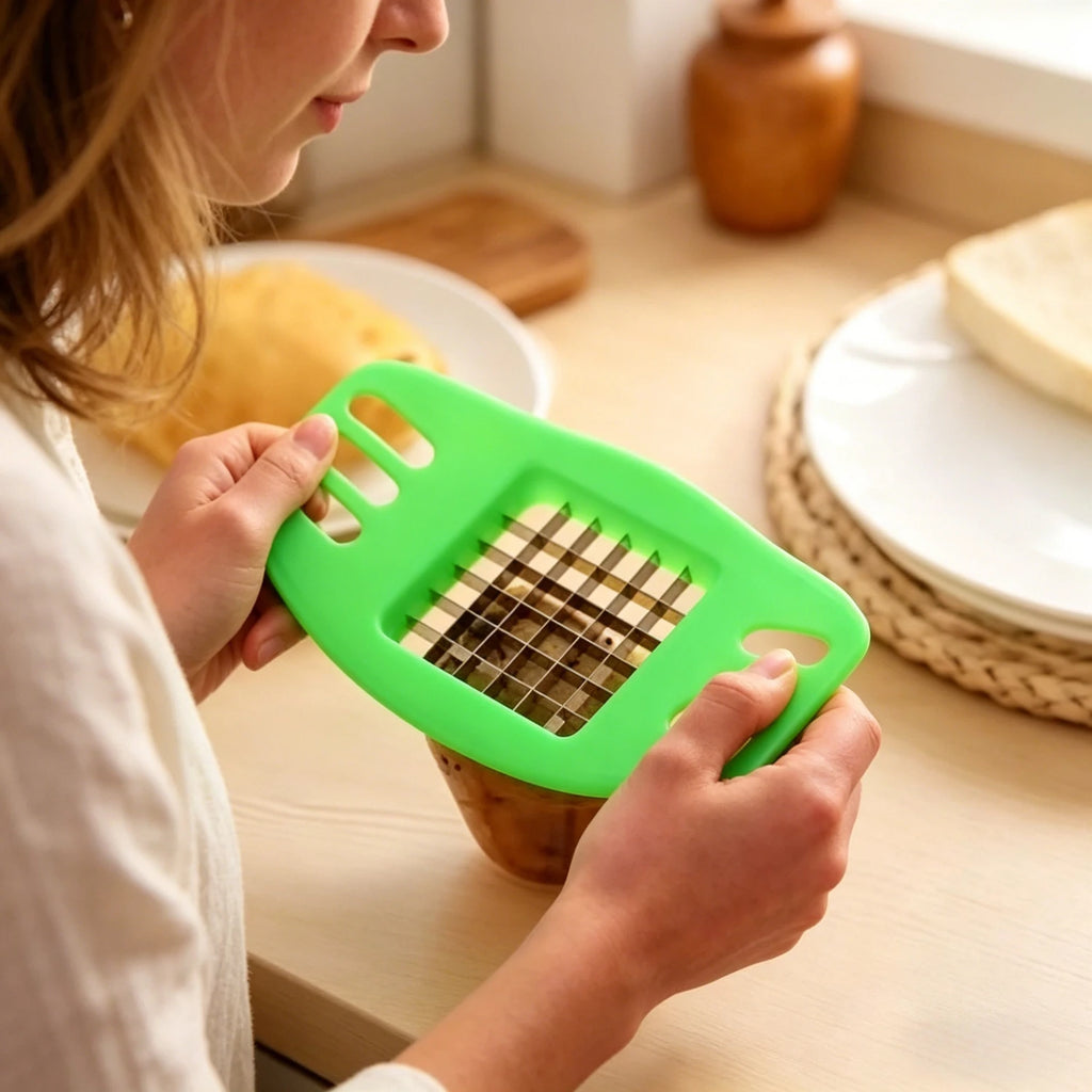 Multifunctional Potato Slicer Cutter Chopper, French Fries Maker Vegetable Fruit Cutting Tool Home Kitchen Gadgets Accessories