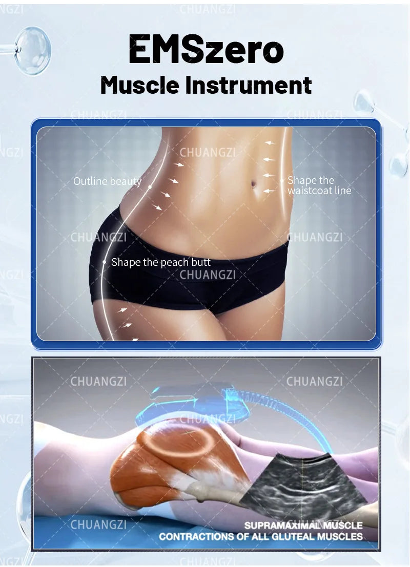 EMSZERO PRO 6500W NEO EMSzero15T EMS+EMT/RF Slimming Machine Nova Body Sculpting EMS Pelvic Muscle Stimulator Salon