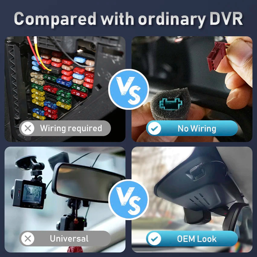 Plug and Play Dash Cam Car DVR UHD Video Recorder Camera For HAVAL H6 H7 F7 F7x H9 H3 DARGO Jolion GWM POER 4K Dashcam USB Port
