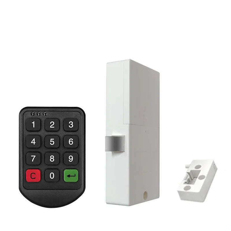 Digital Electronic Intelligent Password Keypad ABS Plastic Panel Number Cabinet Door Lock Digital Cabinet Door Lock
