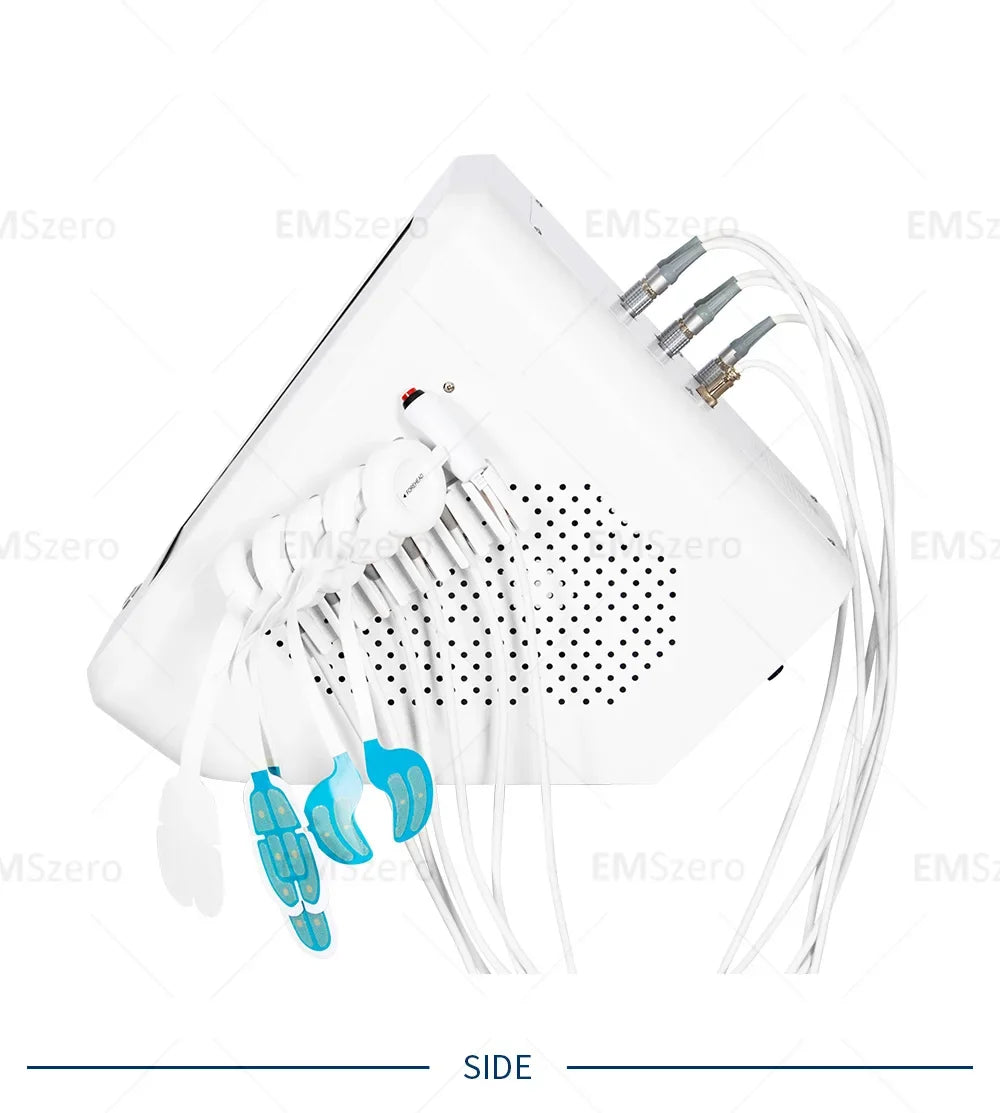 NEW Ems RF Facial Electrostimulation Face Lifting Machine 6 Handles Sculpt Face Pads Massager Device Anti Aging Wrinkles Removal
