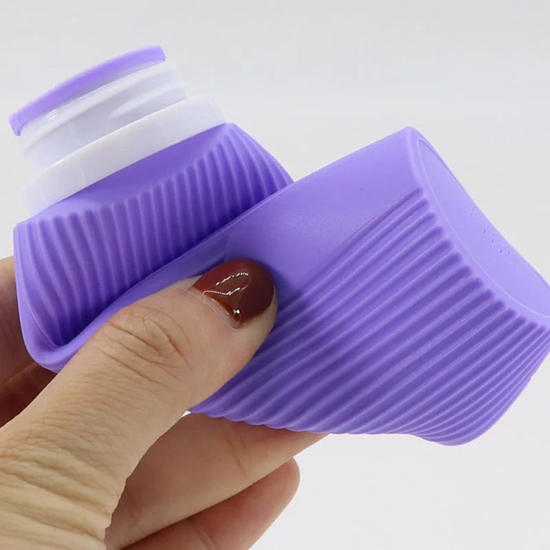 4pcs 100ML Silicone Travel Bottles Accessories Portable BPA Proof Squeezable Size Free Sets Leak Proof Travel Size Split Bottle