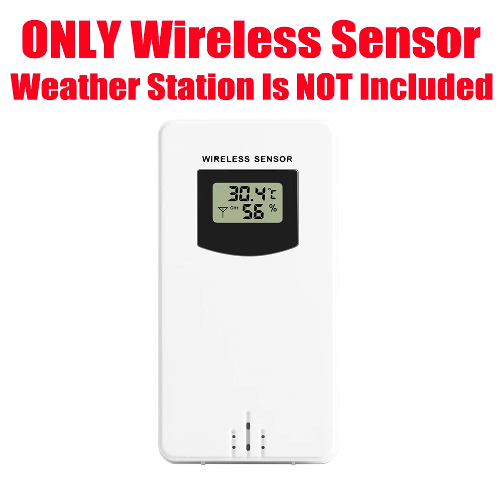 Multifunctional Weather Station Alarm Clock Touch Screen Thermometer Hygrometer Wireless Sensor Sunrise Sunset Hygrothermograph