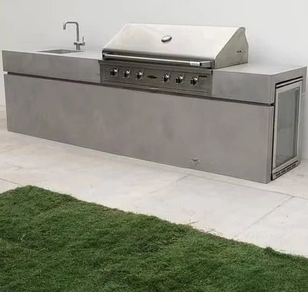 YG Custom Wholesale Supplier Stainless Steel Outdoor Kitchen Cabinet BBQ Island One Stop Complete Set Commercial or Home