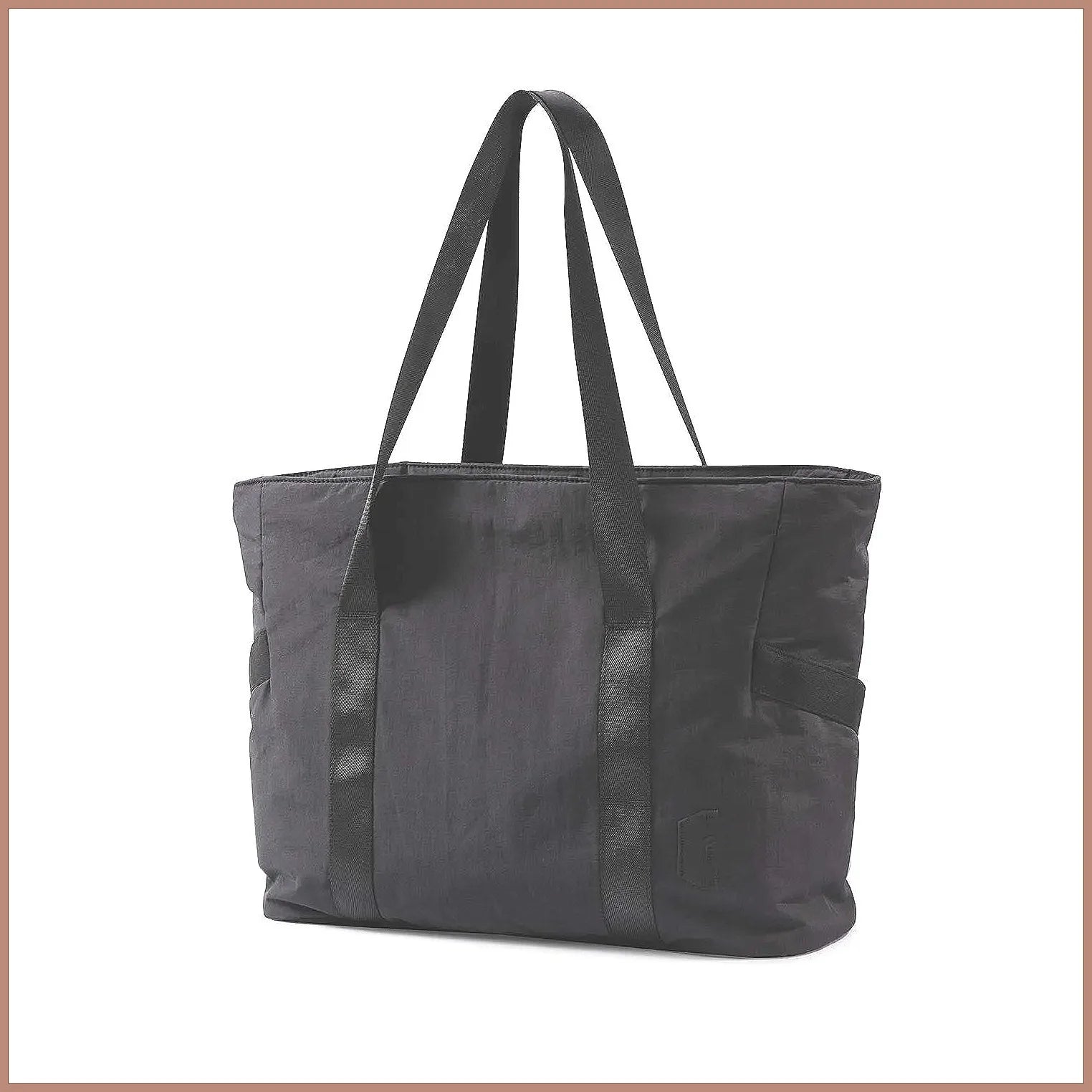 Large Capacity Tote Bag Multipurpose Work Laptop Organizer Gym Yoga Travel Shoulder Bag Waterproof Nylon Business