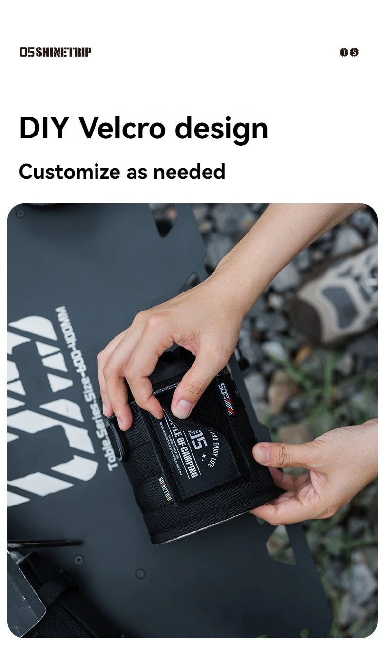 Blackened Gas Cylinder Protective Cover Outdoor Series Anti-Collision Camping Decoration Storage for Camping Gear
