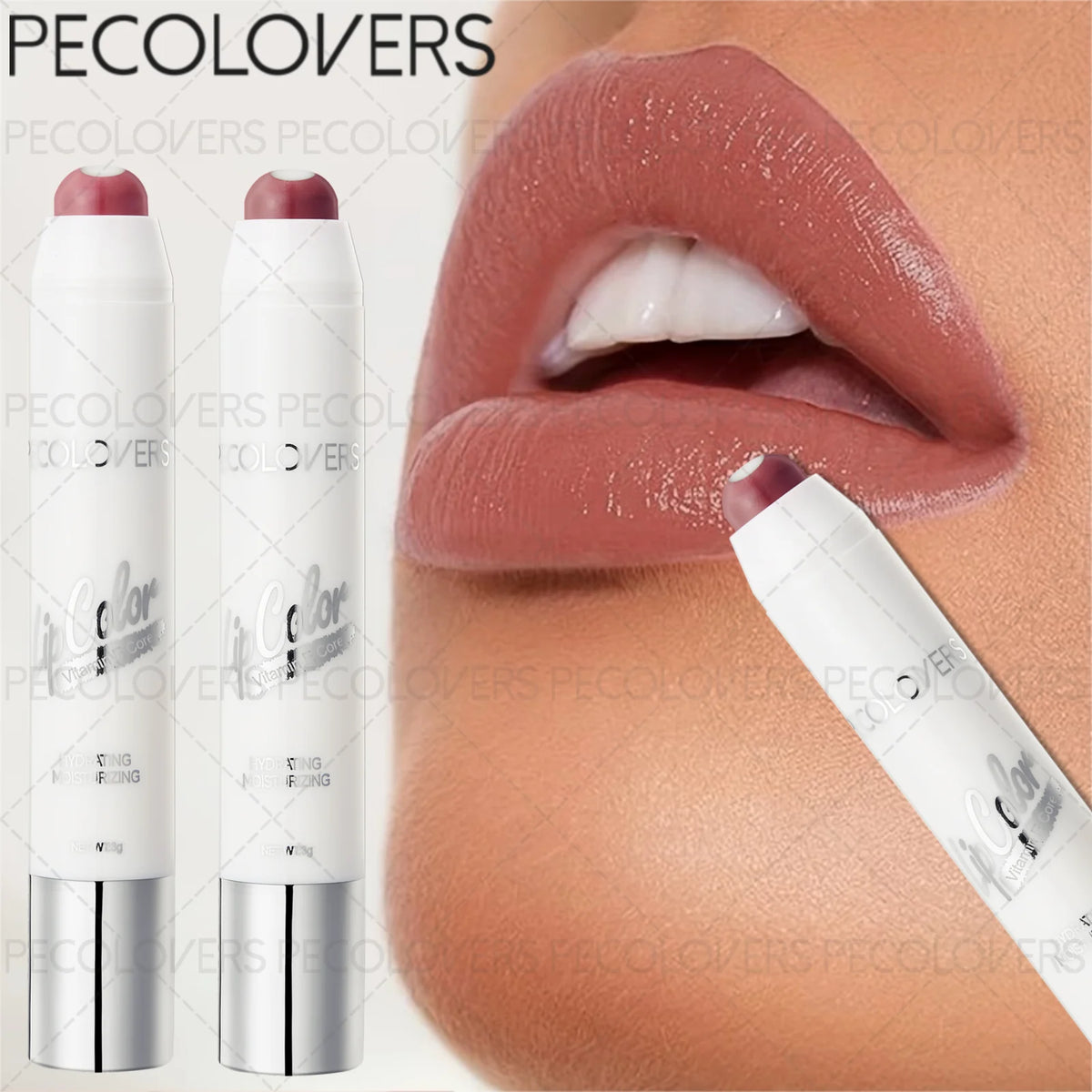 Lipstick - Long-Lasting Lip Tint, Ideal For Everyday Wear, Brown And Red, Lip Cosmetic