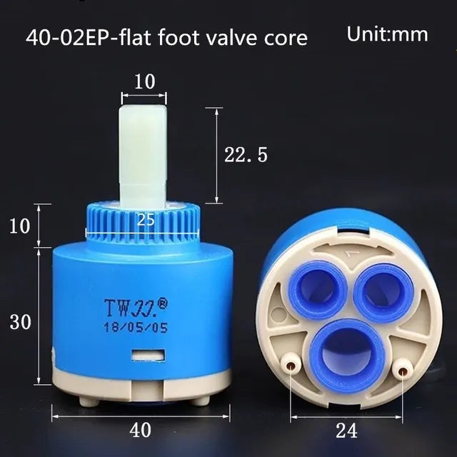 25mm/35mm/40mm Moen Replacement Ceramic Spool Water Mixer Tap Faucet Cartridge Kitchen Bathroom Faucet Replace Part