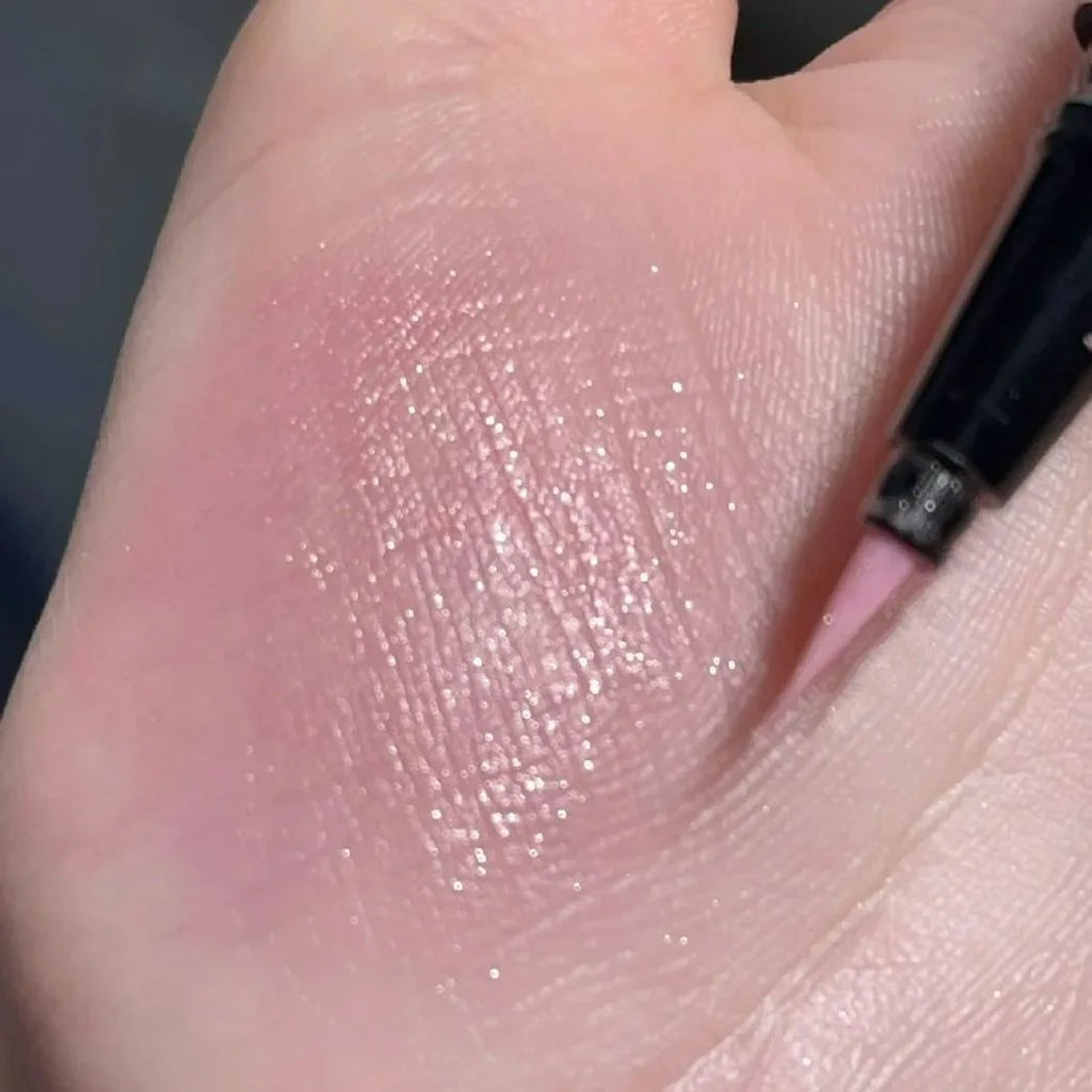 1Pc Glitter Eyeshadow Pen Matte Purple Diamond Eyeliner Pen Waterproof Highlight Brighten Silkworm Makeup Pencil Shiny Eyelids