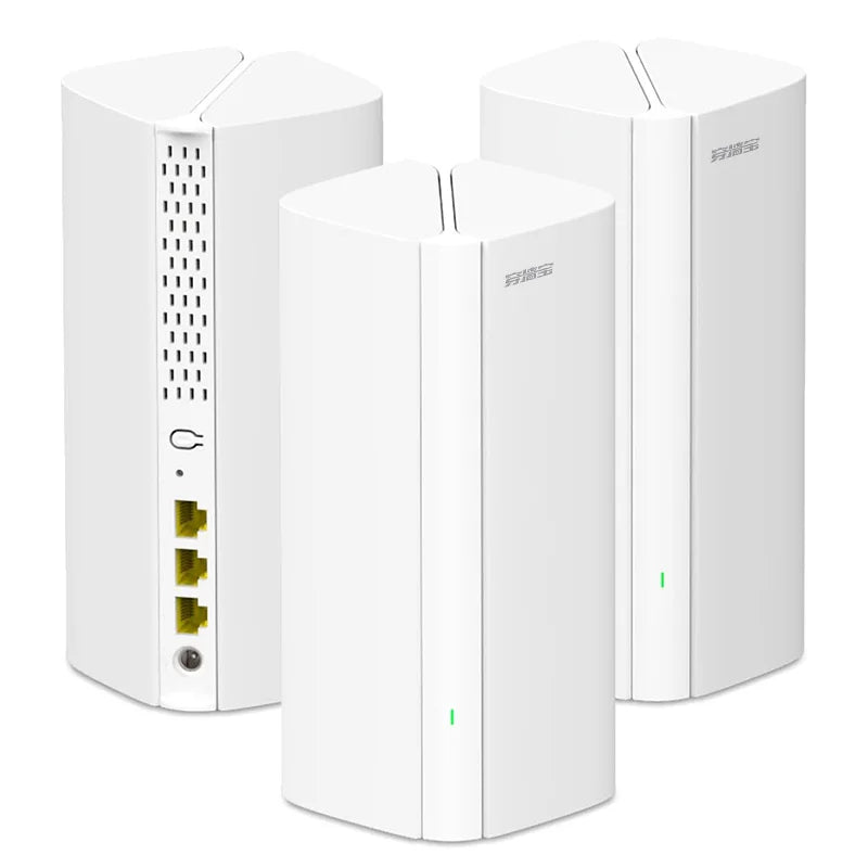 Tenda Mesh12X Wireless Gigabit WiFi6 Router 802.11AX Dual-Band 2.4G/5GHz Whole Home Wifi Coverage Long Range Bridge Extender