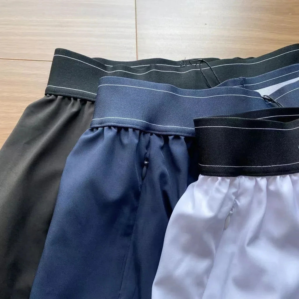 Yoga Shorts - Casual Loose Women's Sportswear Anti Exposure Soft Breathable High Waist Short Skirt Breathable Quick Drying