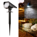 10 LED Solar Spotlights Cool White, Outdoor Landscape Lights, Adjustable Solar Powered Spot Lights for Garden Yard