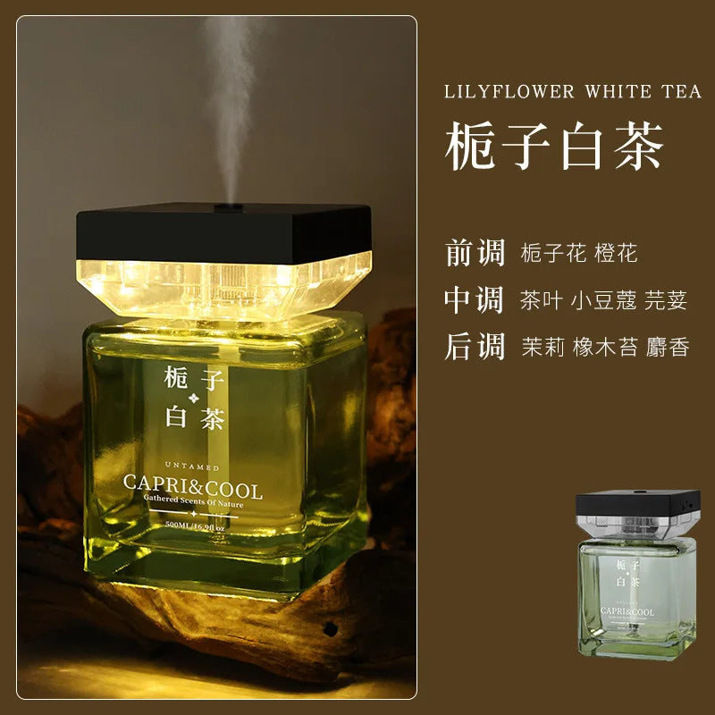 Large Capacity Smart Spray Aroma Diffuser Ambient Light Flameless Essential Oil Long Lasting Fragrance Indoor Bedroom Home Decor