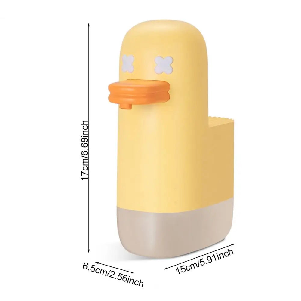 Automatic Foaming Rechargeable Soap Dispenser with 1200mAh Battery Touchless PIR Sensor Cute Indicator Light Foam Soap Dispenser