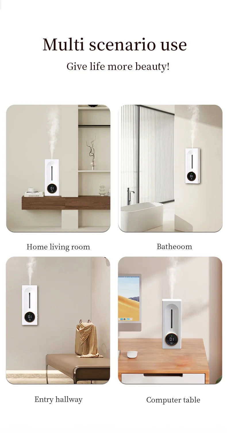 2026 New Wall-mounted Sensor Aroma Diffuser Automatic Aroma Sprayer Intelligent Aroma Diffuser