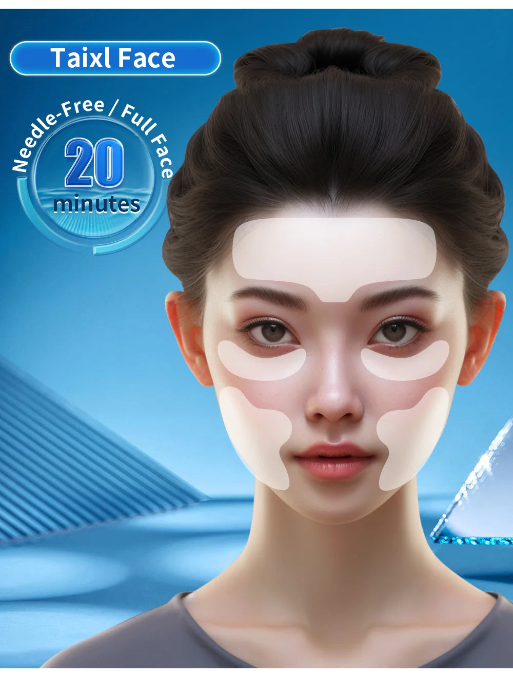 myoslim facial shaping machine, specializing in removing wrinkles, face-lifting, skin cooling and collagen activity,