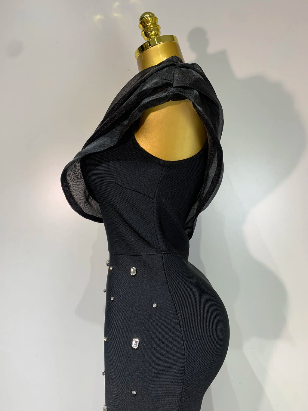 2025 Women Sexy One Shoulder Shinning Crystal Bodycon Bandage Long Dress Celebrate Festival Fashion Evening Party Luxury Dress