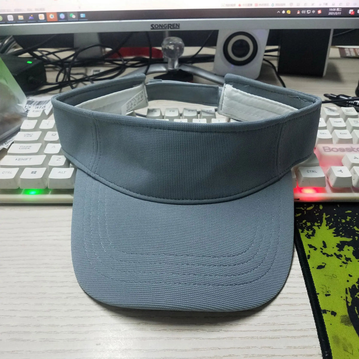 "Custom Logo Outdoor Sports Hats For Women Golf Tennis Caps Men Adjustable Running Sport Sports Sun Cap Headband Visor Beach Hat