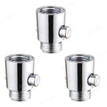 ABS Shower Head Arm Diverter Valves Bidet Sprayer Head Water Shut Off Angle Valve Flow Regulator Stop Switch Bathroom Accessory