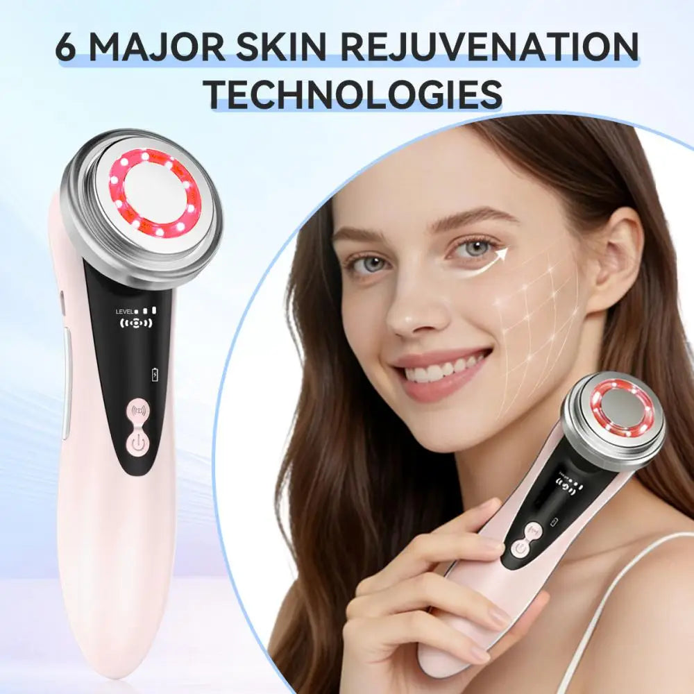 EMS Microcurrent Facial Beauty Device Electric Facial Massager Portable Skincare Tool for Daily Facial Tightening Care
