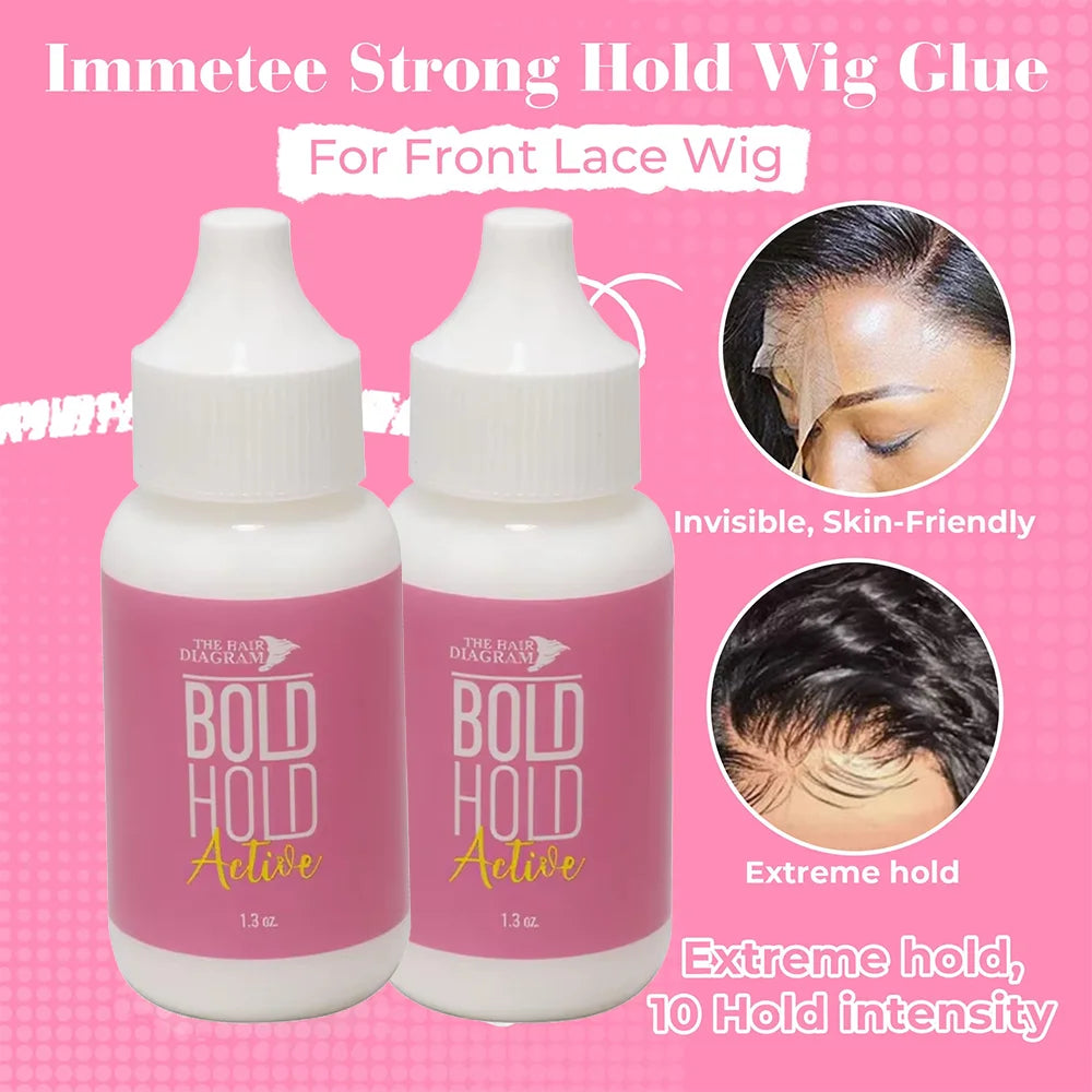 Unisex Lace Wig Glue Waterproof Fast Drying Adhesive Securely Fixes Lace Wigs And Front Closures