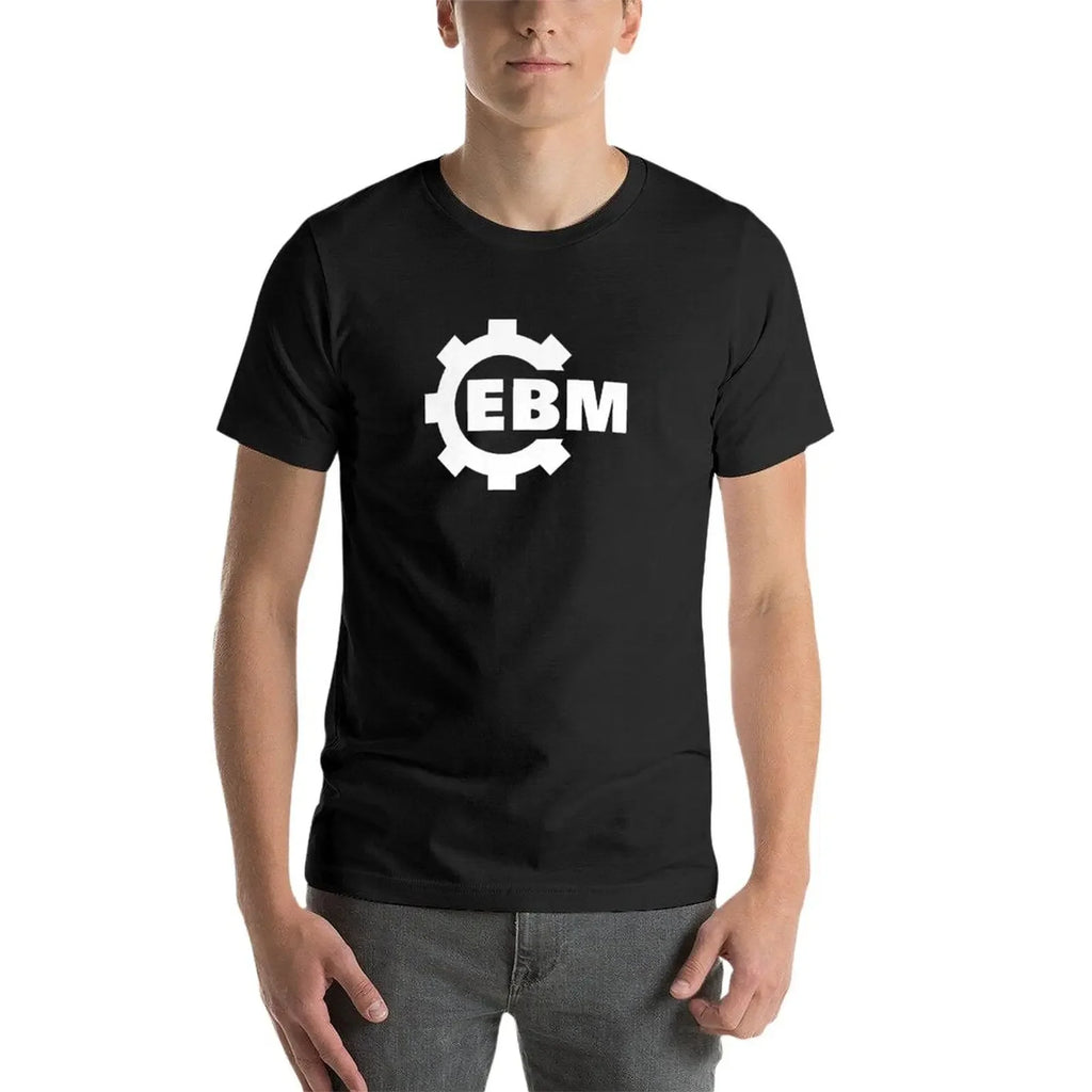 New EBM Techno Dark T-Shirt oversized t shirts graphic t shirts funny t shirts for men