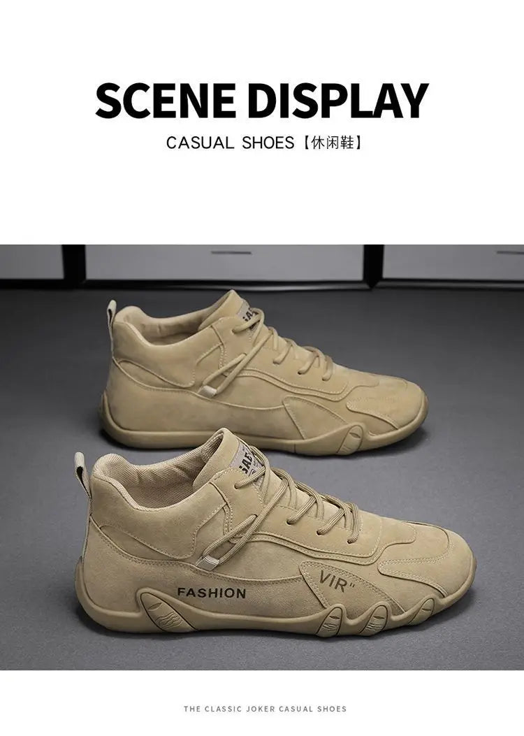 Ankle Boots for Men Casual Plush Warm Snow Boots Winter Sneaker Non Slip Work Shoes Men Motorcycle Short Boots Zapatillas Hombre
