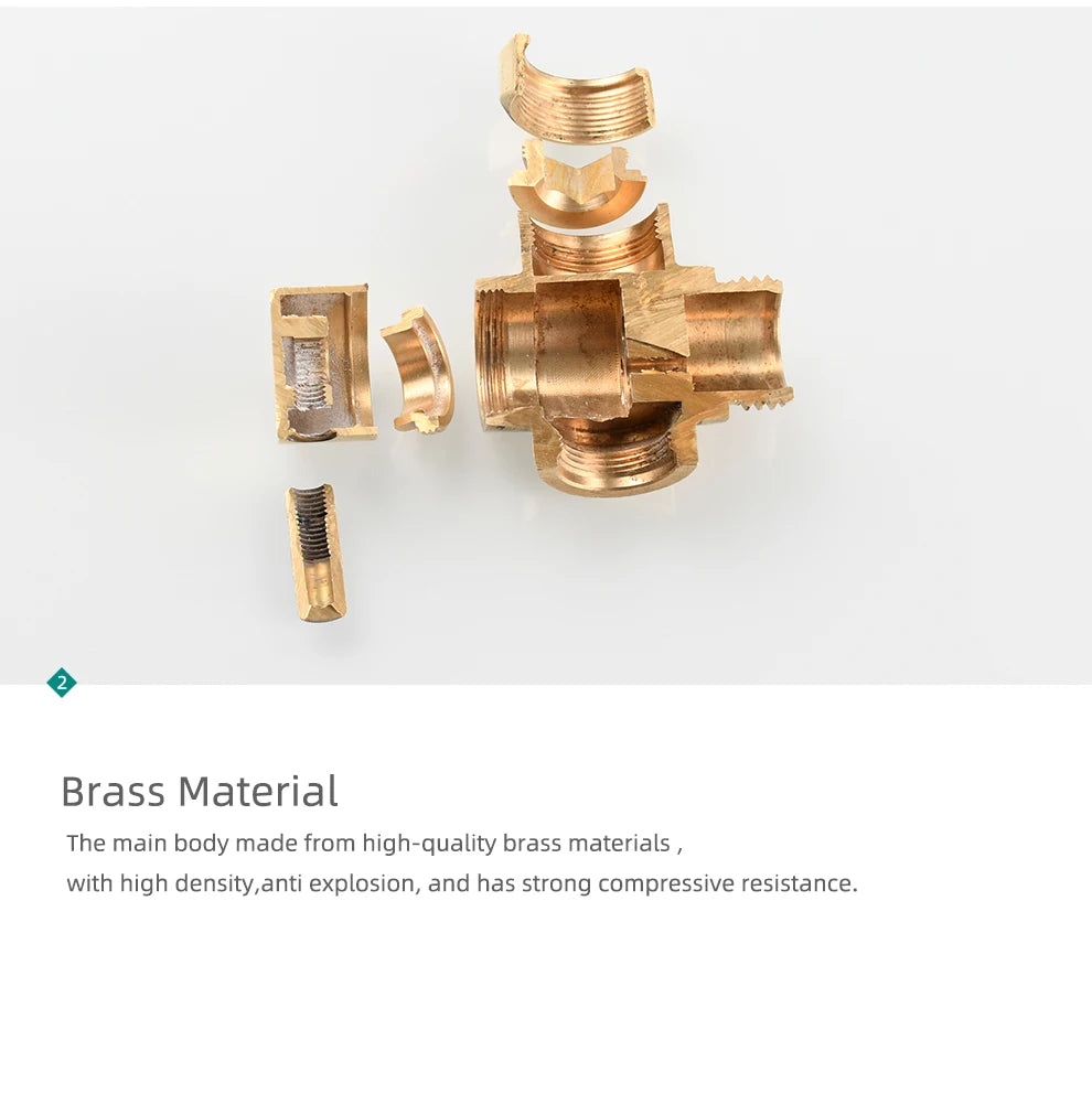 Ciencia Brass Faucet Diverter Valve Kitchen Sink Faucet Valve Splitter with Aerator Sink Hose Connector M22 to M24