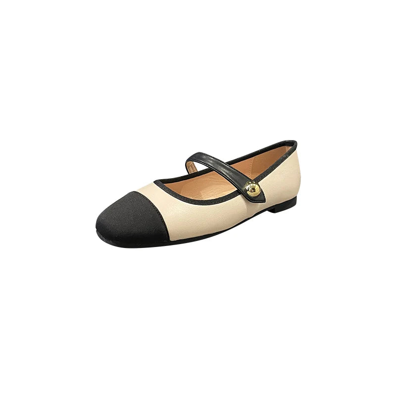 2026 Spring Women Mary Jane Flats Shoes Fashion Shallow Mix Colors Shoes Laides Soft Sole Comfort Street Style Shoes