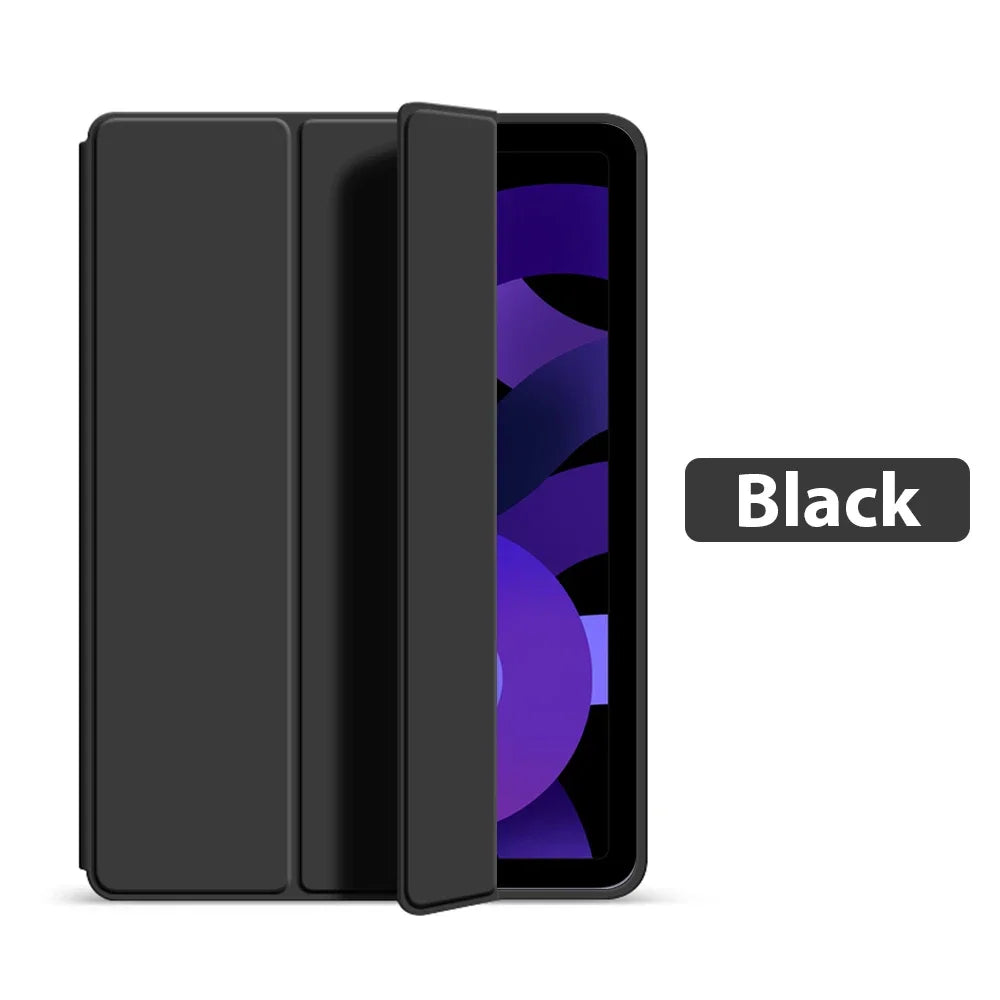For iPad 11 A16 Case 2025 11inch TPU Tri-Fold Magnetic Stand Tablet Cover Funda For iPad 11th Generation Case A3355 A3356 A3354