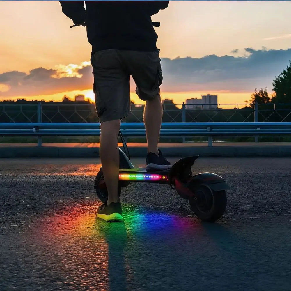 Creative Battery Powered Scooter LED Lights Dream Color DIY Bicycle Ambient Light Multi-Color Underglow Lights Night Riding