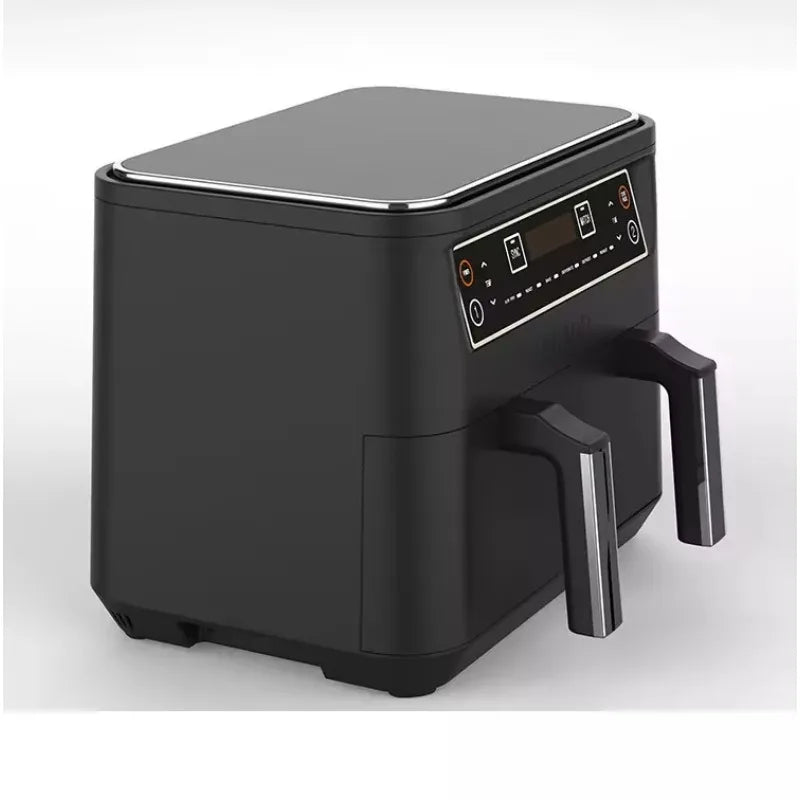 Intelligent Stainless Steel Digital Touch Display Double Basket Air Fryer