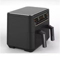 Intelligent Stainless Steel Digital Touch Display Double Basket Air Fryer