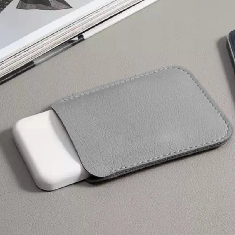 1PC Wireless Mouse Storage Bag Suitable Mouse Protective Leather Sleeve Bag Anti-scratch Case Portable Simple Mouse Storage Bag