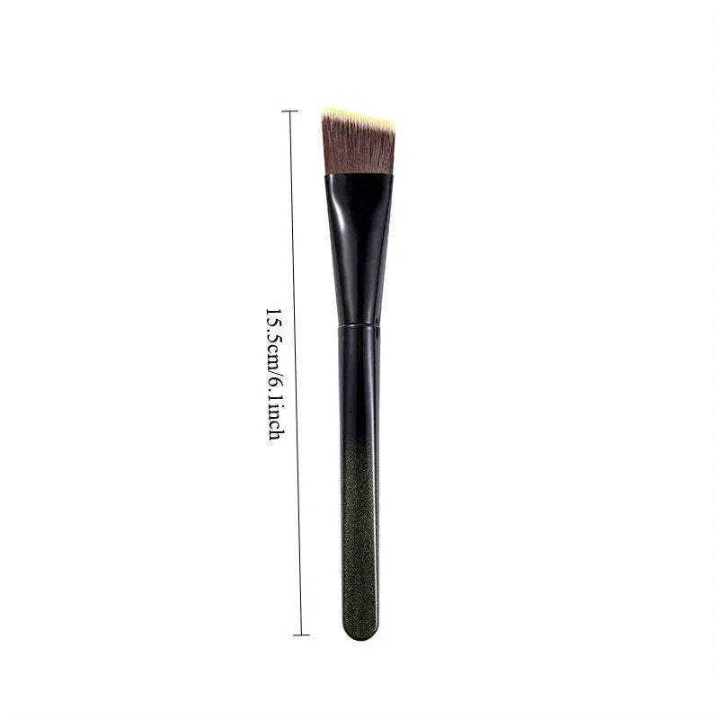 1PC Ultra-thin Flat Foundation Make-up Brush - Beveled Edge Makeup Brush for Liquid/powder Foundation Make-up, Makeup Tools