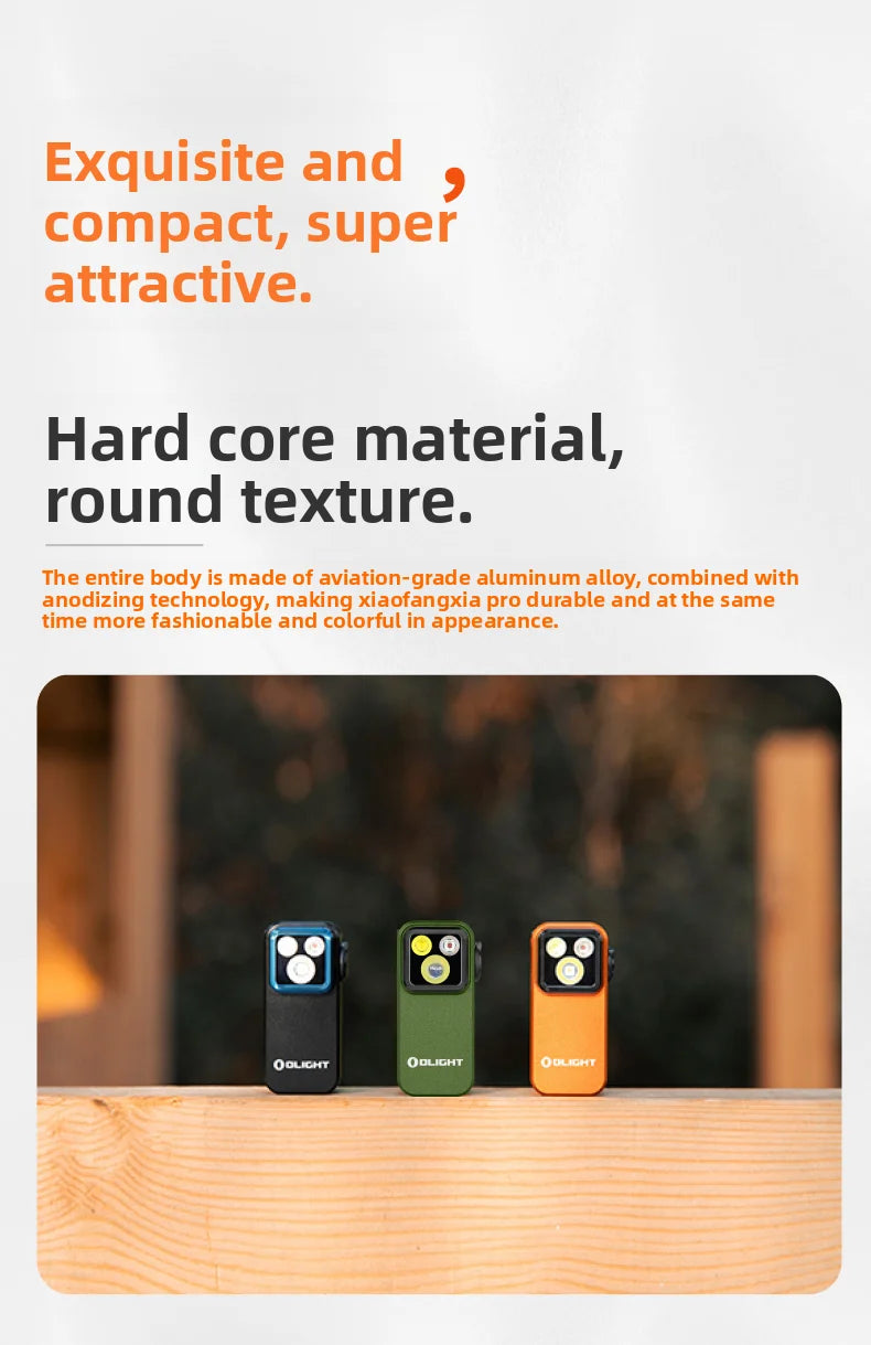 Olight Oclip Pro Ultra Flashlight 5.7cm Aluminum Alloy Outdoor Magnetic Headlight Portable Mini Flashlight Lithium Battery Gifts