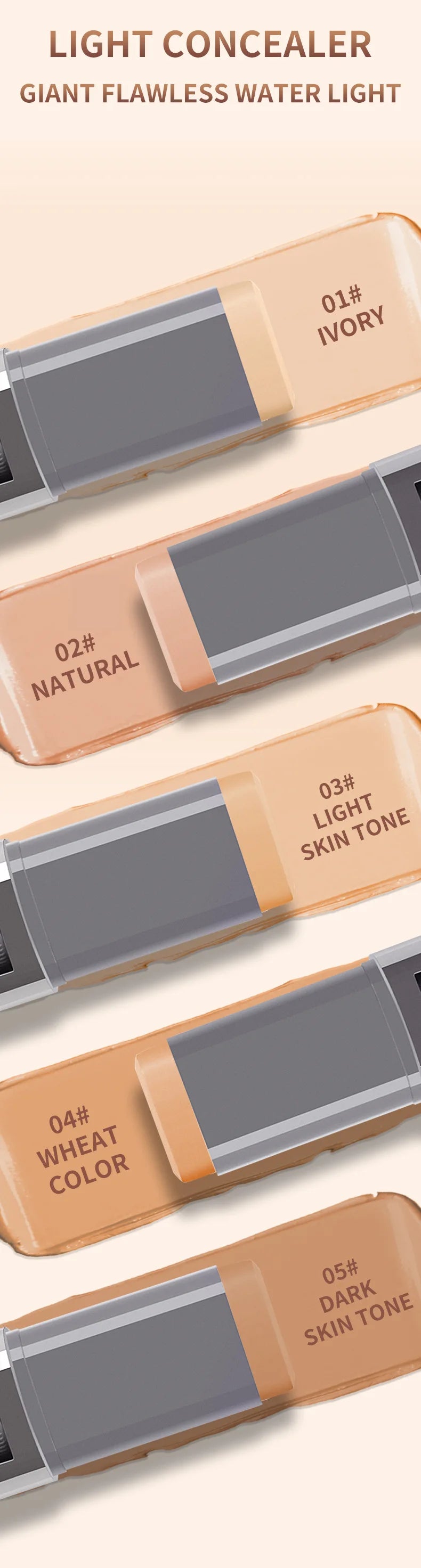 Face Foundation Contour Stick Long Lasting Waterproof Brighten Skin Concealer Pen Nose Contour Cream Contouring Beauty Makeup