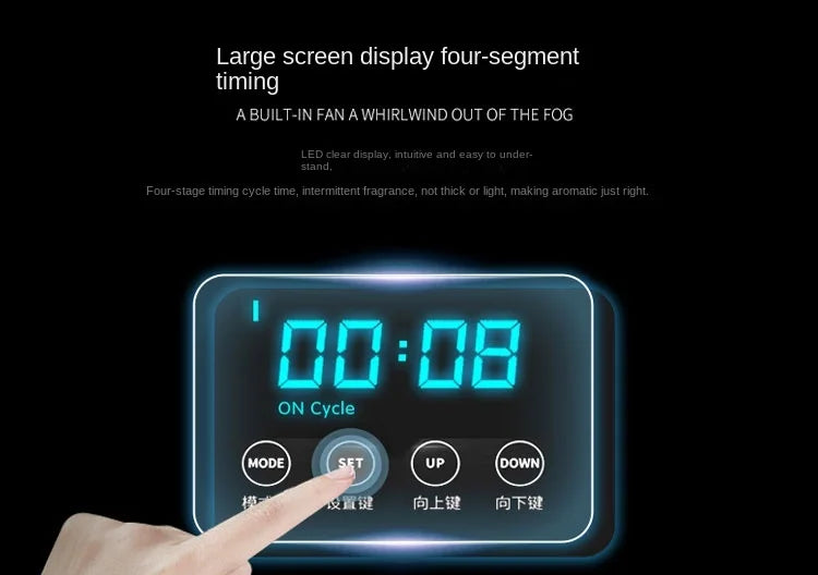 300m³ Aromatherapy Dispenser Hotel Commercial Dispenser Mall Automatic Aroma Essential Oil Diffuser Home Fragrance Air Purifier