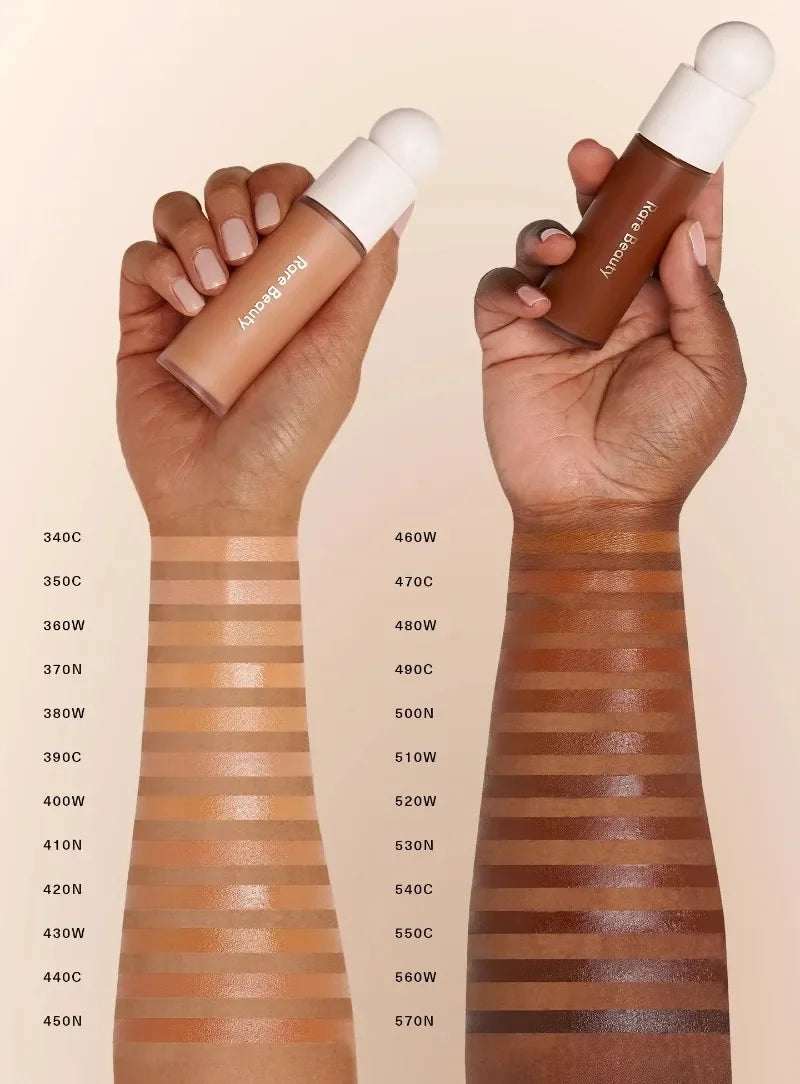 Rare Beauty Moist Hydrating Foundation Natural-Looking Moisturizing Lightweight Makeup Easy Use Waterproof Makeup for Beginners