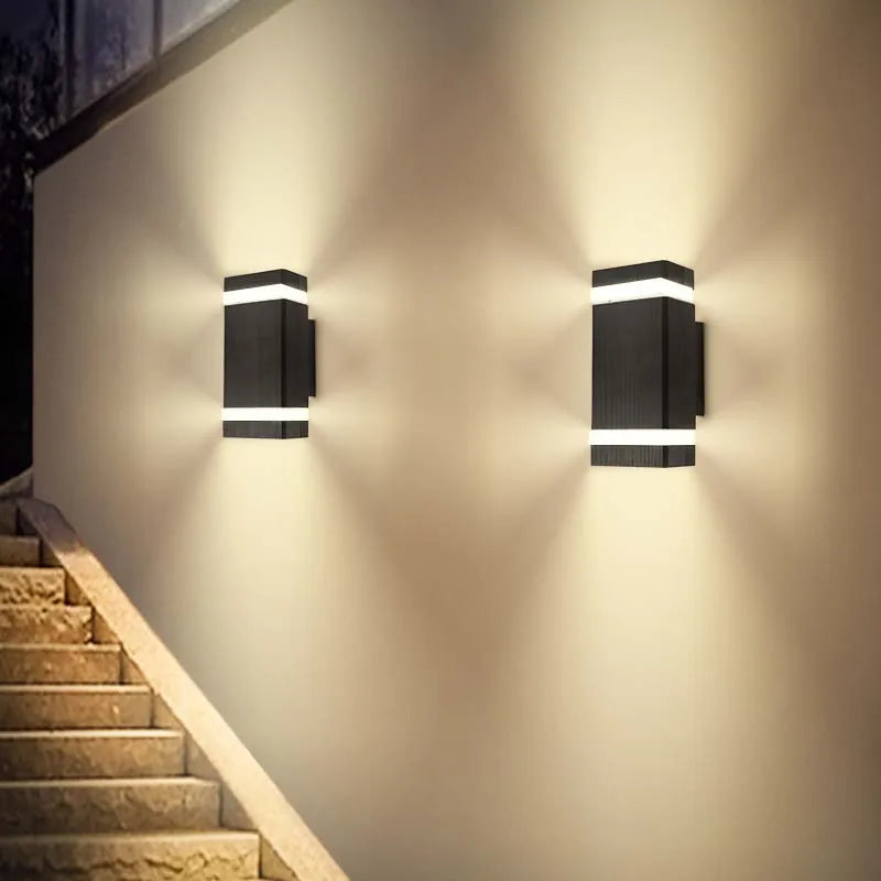 Street Wall Light Outdoor Waterproof LED E27 Bulb External Facade Decor Stairs Lights Entrance Fixture Home Decorative Lamp Wall