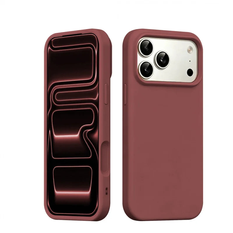 GJK New solid color matte phone case, suitable for iPhone 17 PRO MAX, 17AIR 11/12/13/14/15/16/17 Pro Max series.