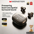 Monster ANC Noise Reduction Earburd Wireless Bluetooth HD Sound Quality Sweatproof  Sport Earphone Long Endurance Gaming Headset