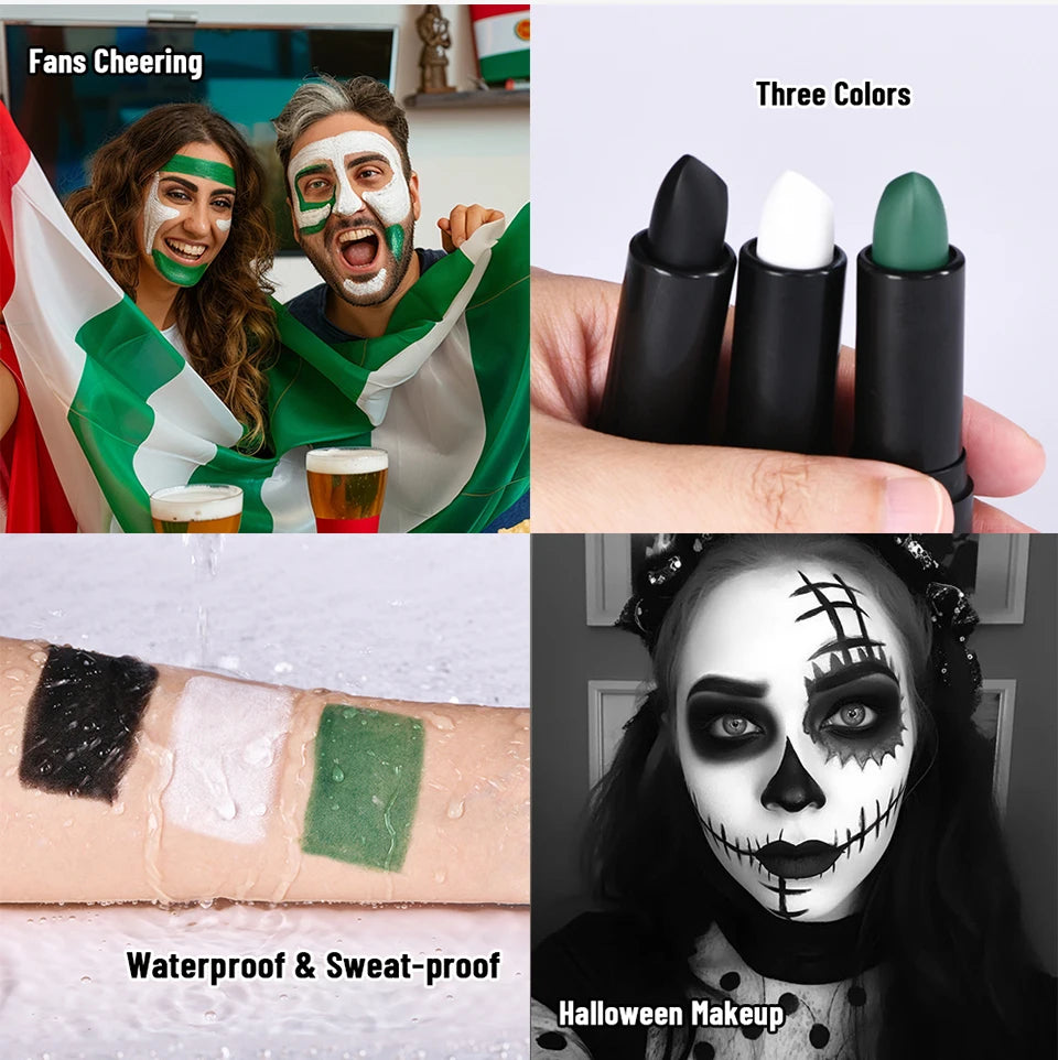 Sports Special Eye Black Stick Lip Face Paint Camouflage Eye Black Stick Face Makeup Eye Black For Football/Baseball/Softball