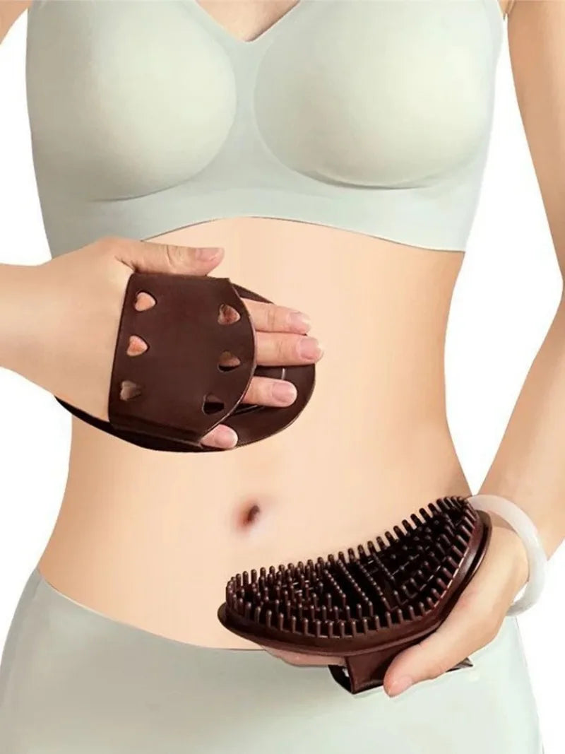 Universal Silicone Meridian Slimming Brush Body Beauty Leg Massage Tool Five Elements Dredging Health Care Scraping Equipment