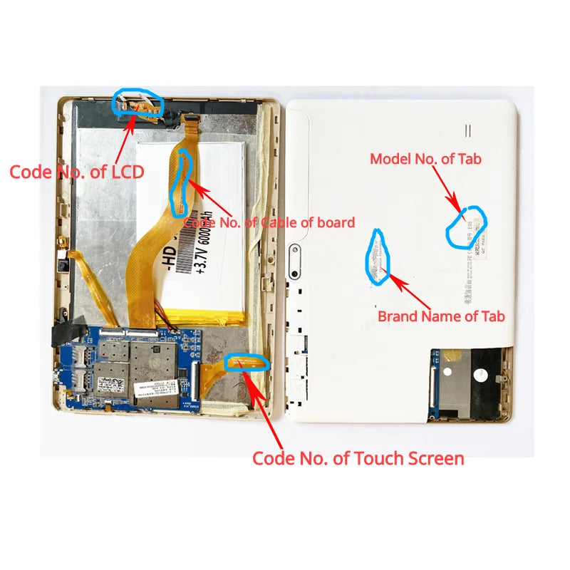 5.5 Inch For Sunmi V2 POS Terminal PDA Android Handheld Cash Register LCD Display LCD Assembly Touch Screen Sensor V2