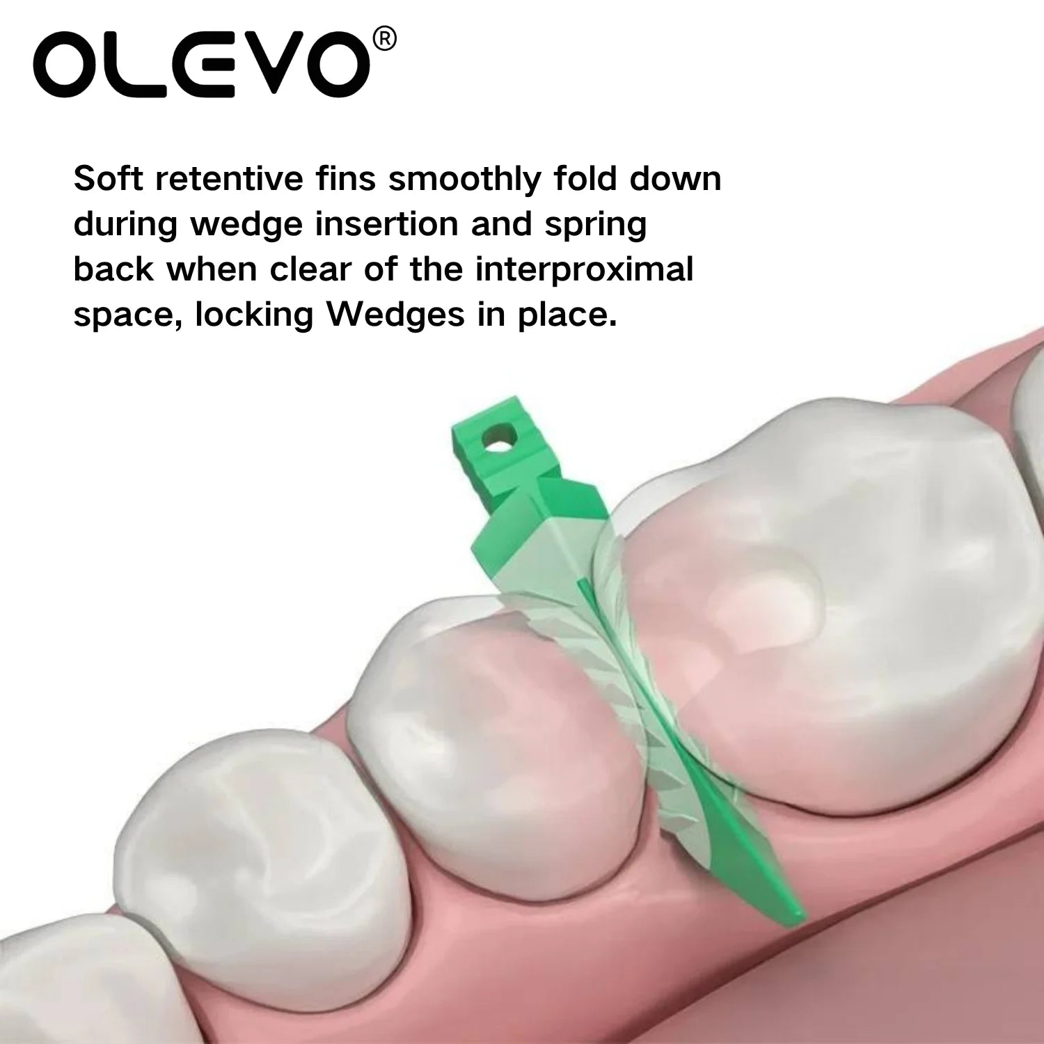 Dental Autoclave Sterilizable Silicone Interdental Wedges Kit Sealing Composite Filling Teeth Gap Wedge for Tooth Restoration